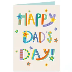 Personalised Father's Day Card - Happy Dads Day