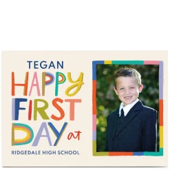 Personalised First Day of School Card - Happy First Day