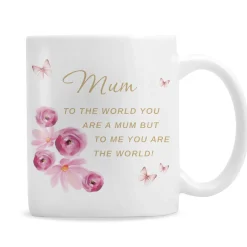 Personalised Floral Mum Mug