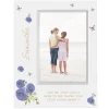 Personalised Floral White Box Frame