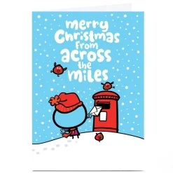 Personalised Fruitloops Christmas Card - From Across The Miles