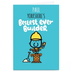 Personalised Fruitloops Card - Bestest Ever Builder