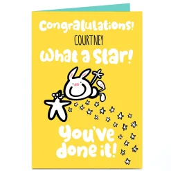 Personalised Fruitloops Congratulations Card - What a Star!