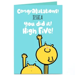 Personalised Fruitloops Congratulations Card - You Did It!
