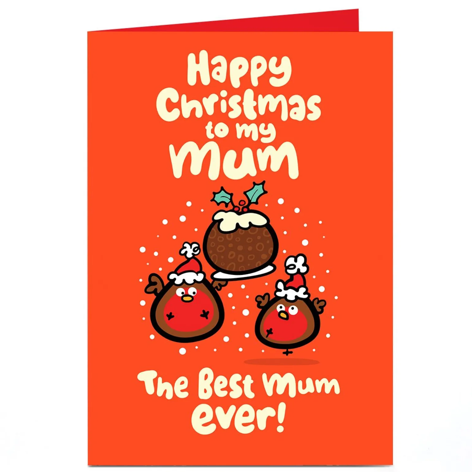 Personalised Fruitloops Christmas Card - The Best Mum Ever