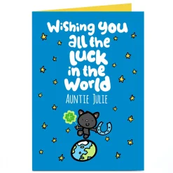 Personalised Fruitloops Good Luck Card - All the Luck in the World