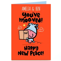Personalised Fruitloops New Home Card - You've Moo-ved!