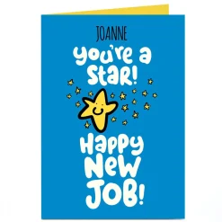 Personalised Fruitloops New Job Card - You're a Star
