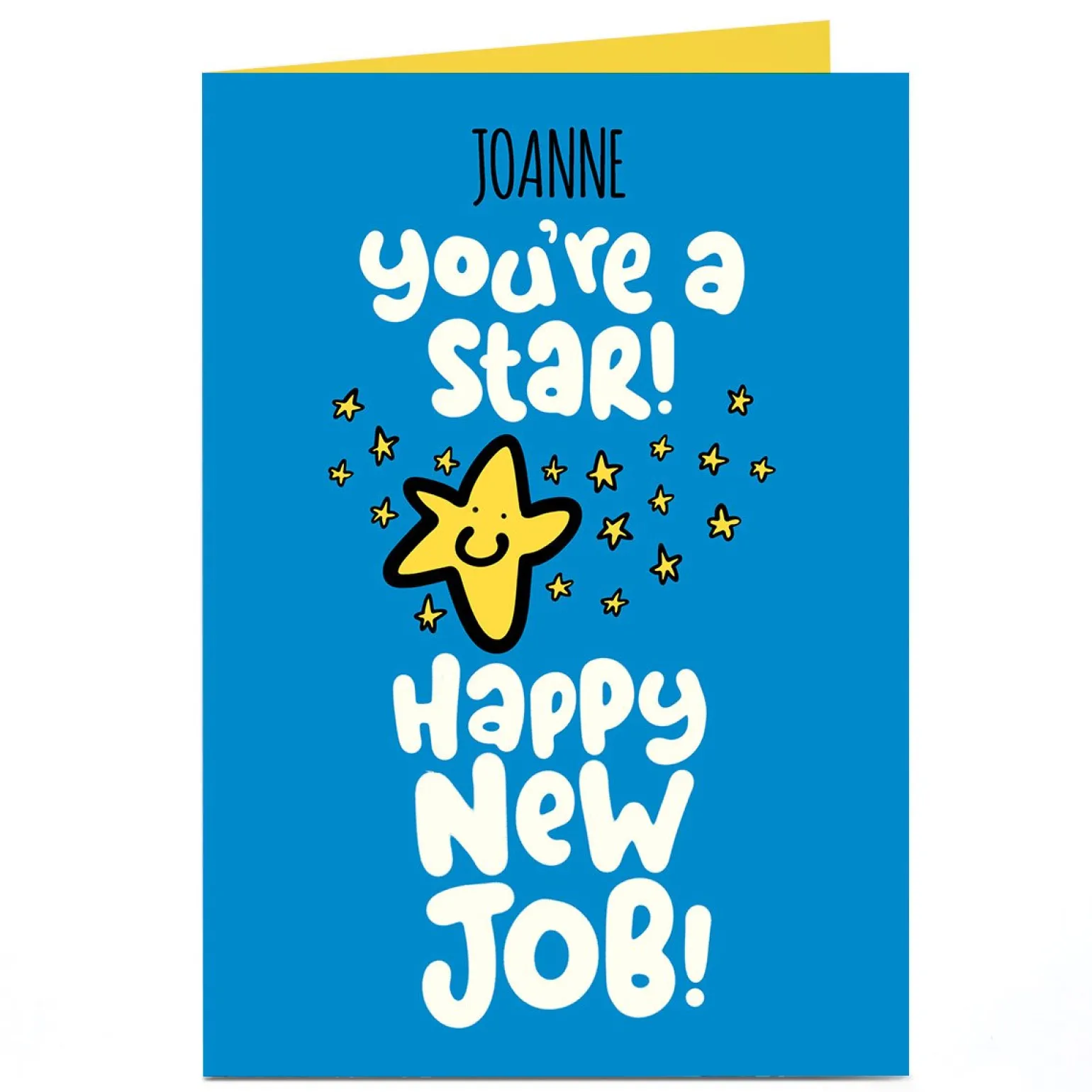 Personalised Fruitloops New Job Card - You're a Star