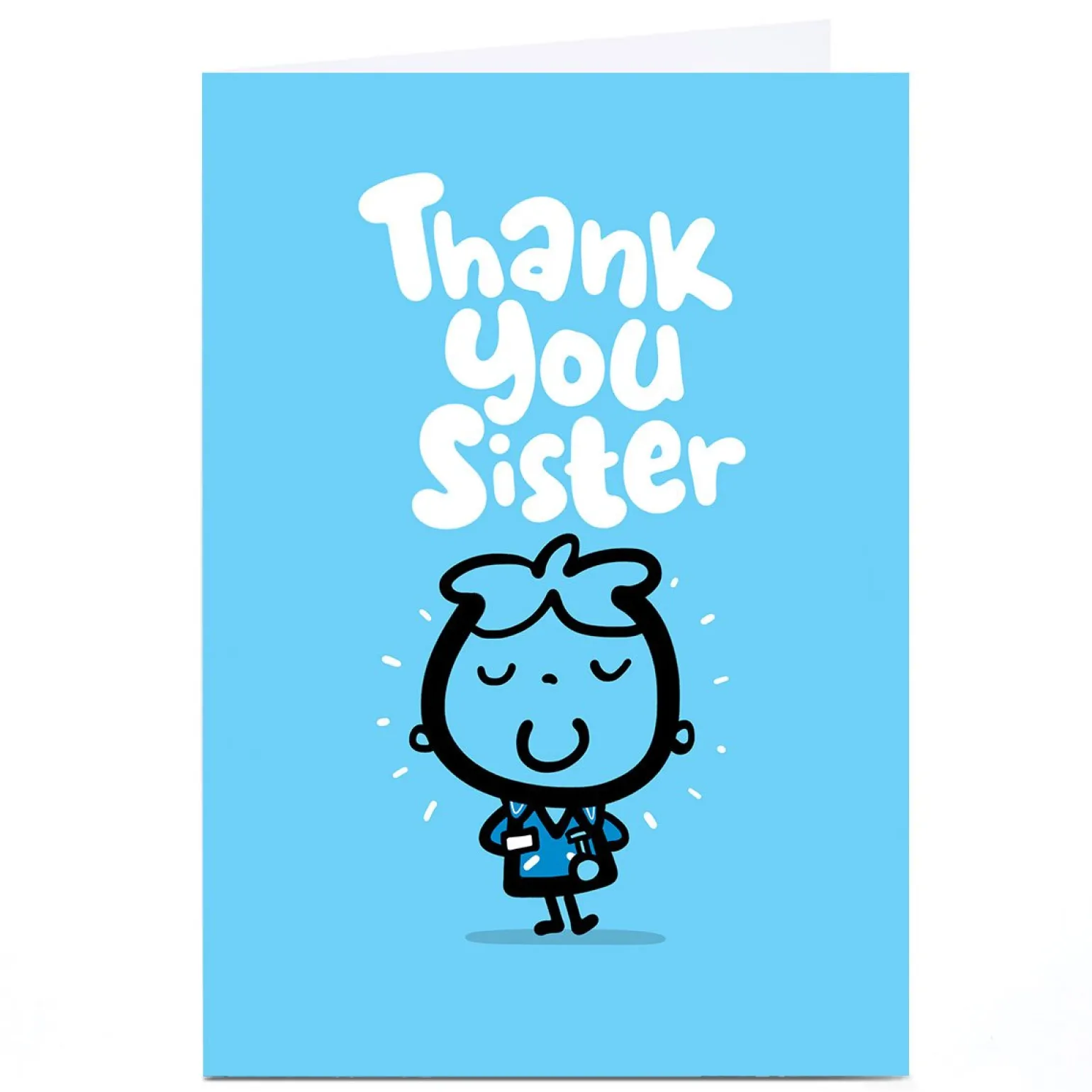 Personalised Fruitloops Thank You Card - Sister
