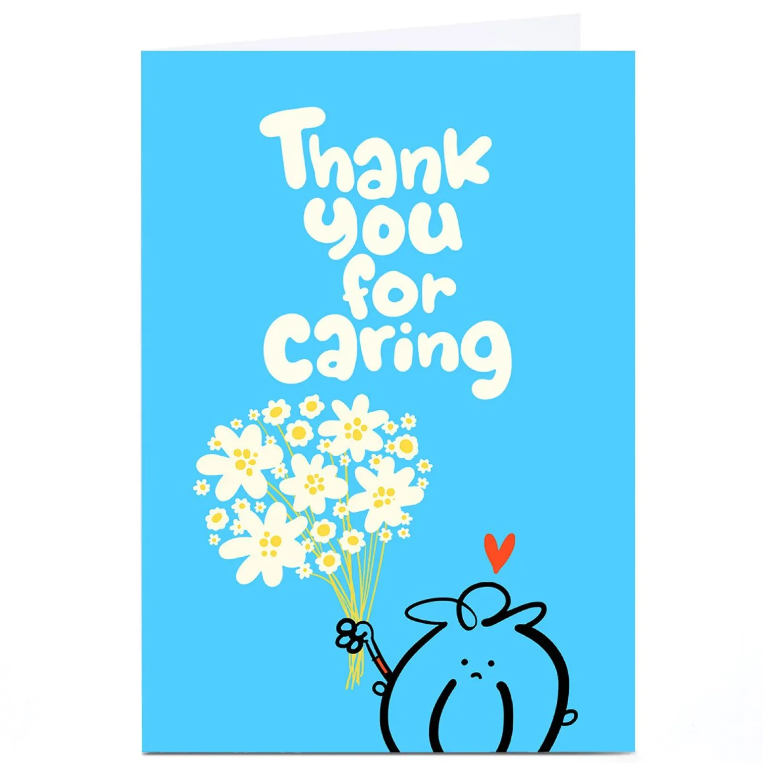 Personalised Fruitloops Thank You Card - For Caring