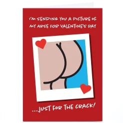Personalised Get Carter Valentine's Day Card - Just For The Crack