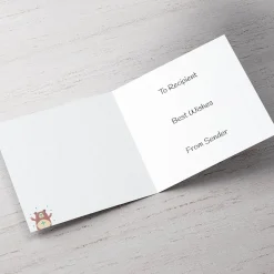 Personalised Get Well Soon Card - Bear Hugs