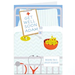 Personalised Get Well Soon Card - Speedy Recovery