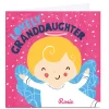 Personalised Gingerbread Christmas Card - Granddaughter