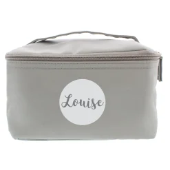 Personalised Grey Wash Bag
