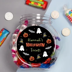 Personalised Halloween Sweets Jar