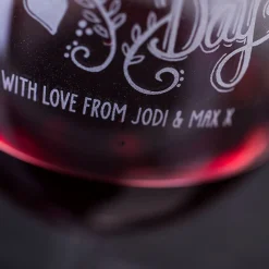Personalised Happy Mother's Day Wine Glass