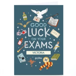 Personalised Harry Potter Card - Good Luck On Your Exams