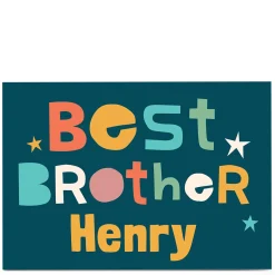 Personalised Hello Munki Card - Best Brother