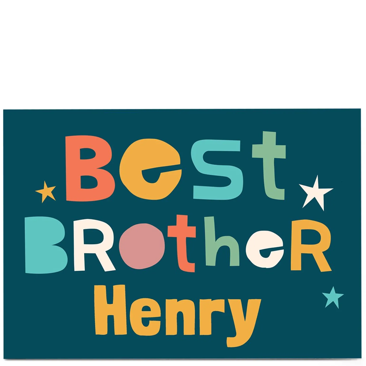 Personalised Hello Munki Card - Best Brother