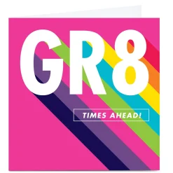 Personalised Hello Munki Card - GR8 Times Ahead