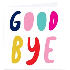 Personalised Hello Munki Card - Good Bye