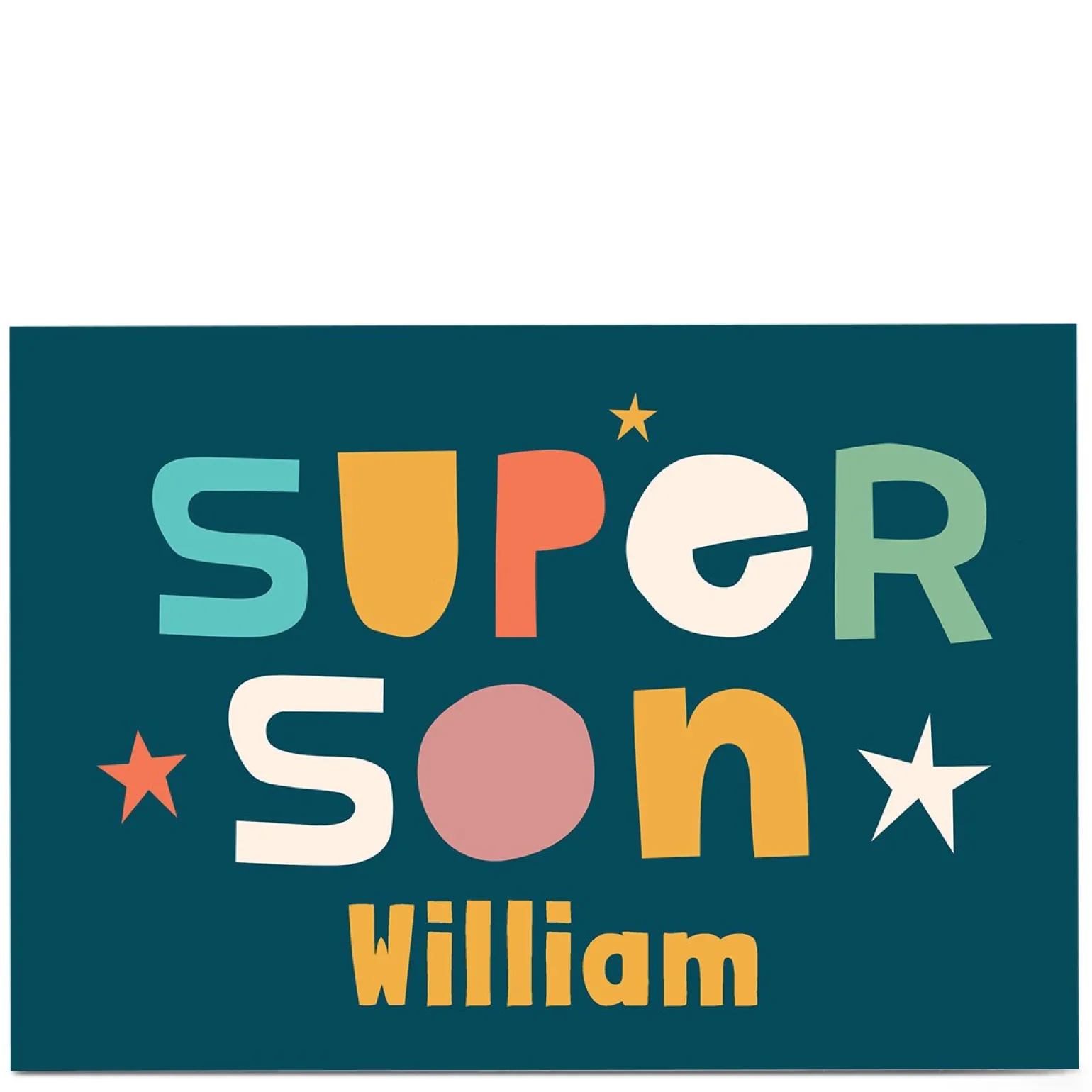 Personalised Hello Munki Card - Super Son