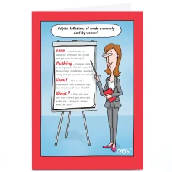 Personalised Heritage DB's Card - Helpful Definitions