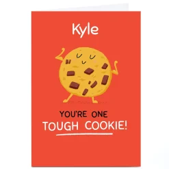Personalised Hew Ma Card - Tough Cookie