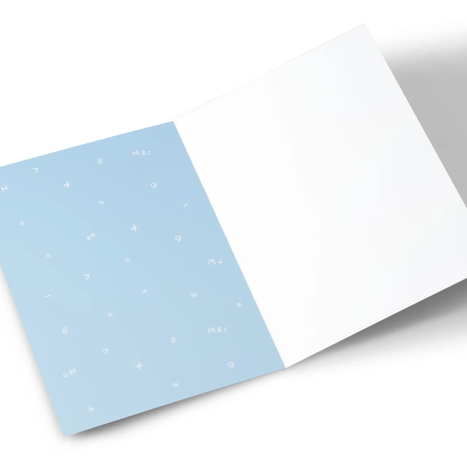 Personalised Hew Ma Card - Retro Calculator