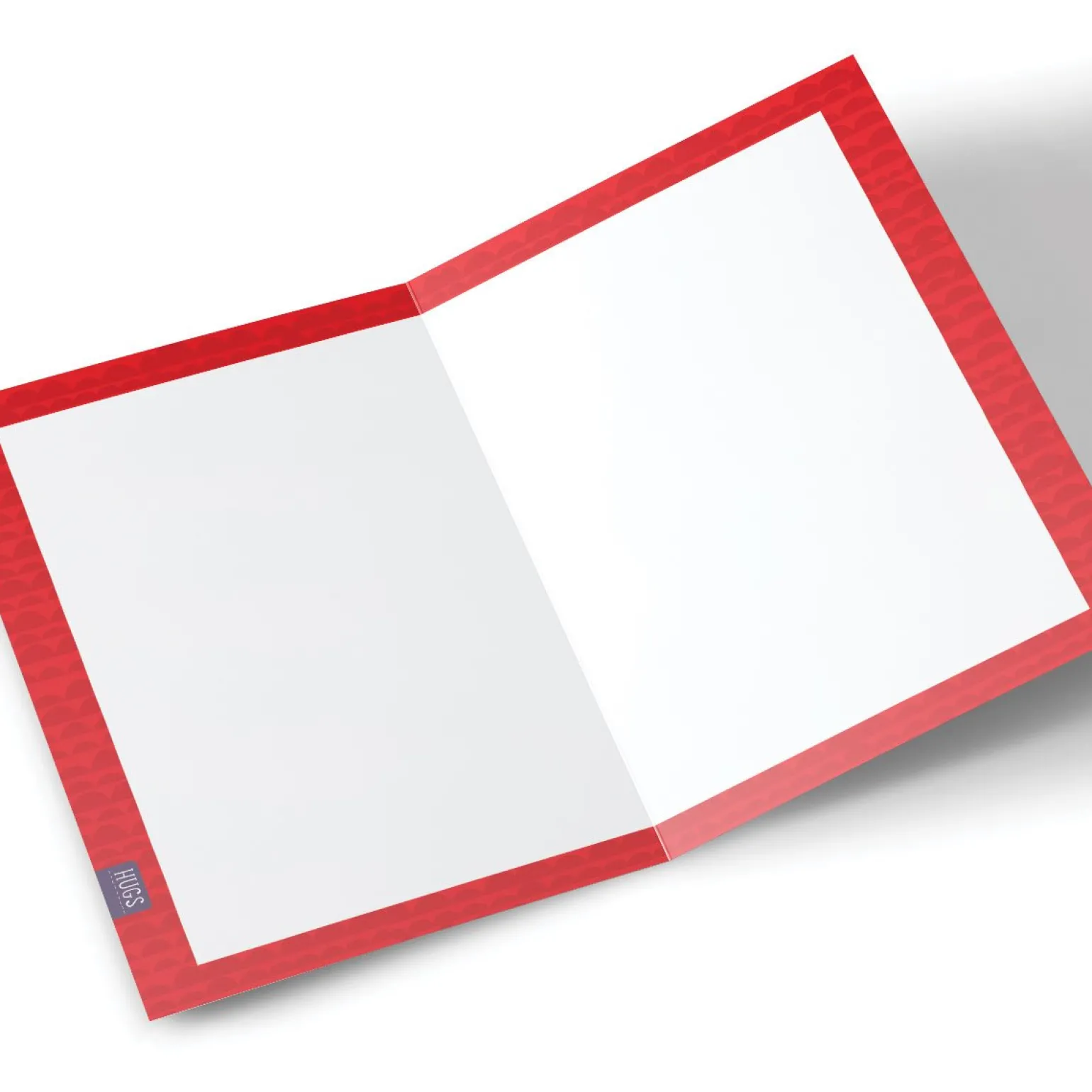 Personalised Hugs Bear Christmas Card - Couple In Snow