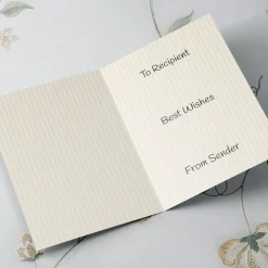 Personalised Hugs Bear Get Well Soon Card - In Bed