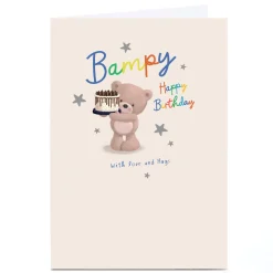 Personalised Hugs Birthday Card - Happy Birthday Bampy