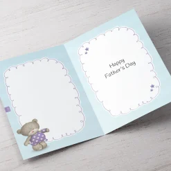 Personalised Hugs Father's Day Card - The Bump