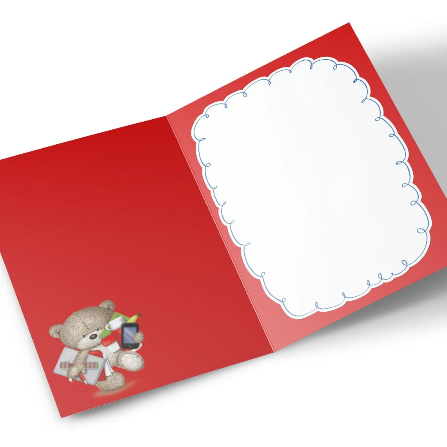 Personalised Hugs New Job Card - Bear & Office Supplies