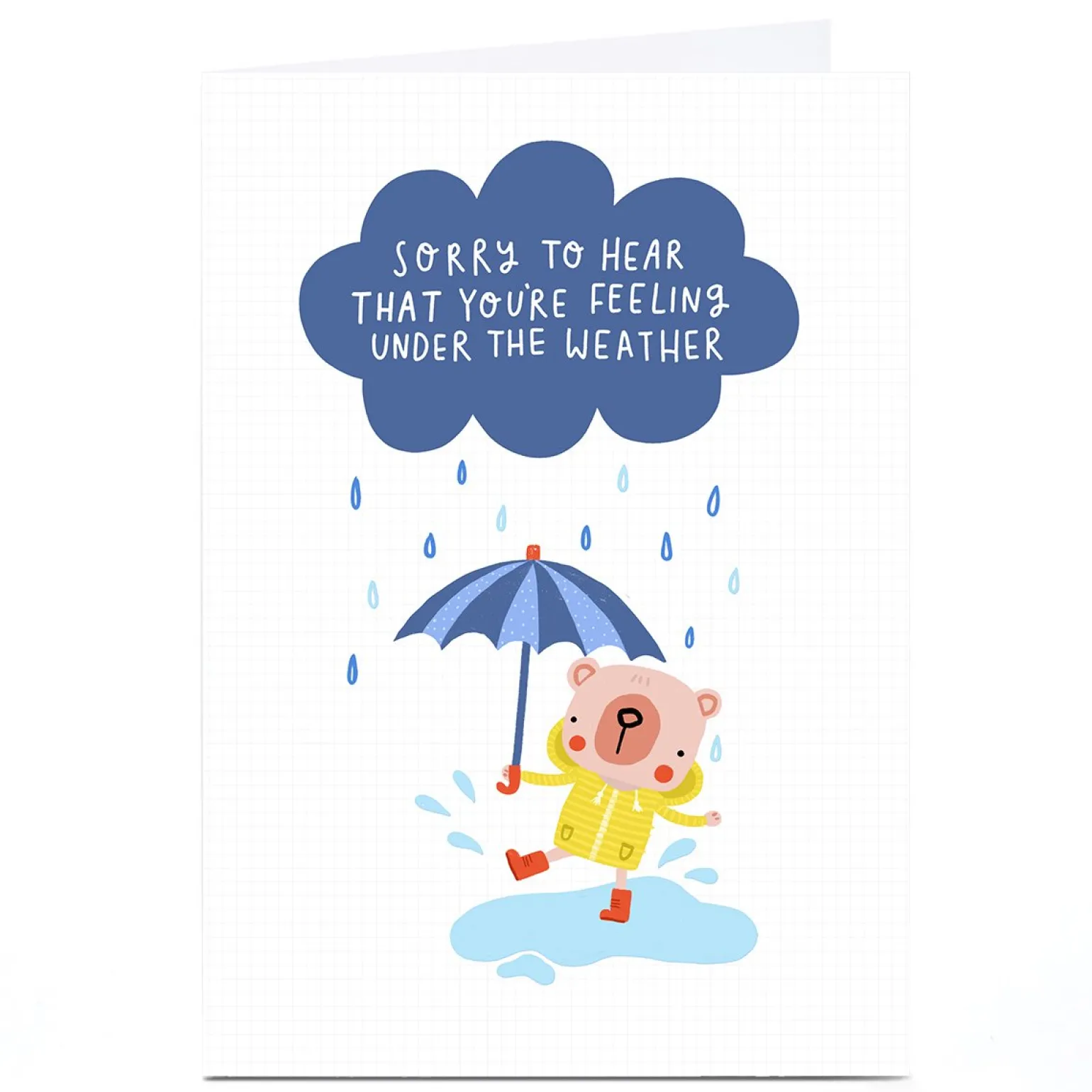 Personalised Jess Moorhouse Card - Under The Weather