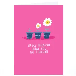 Personalised Jess Moorhouse Card - Grow Through What You Go Through