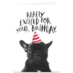 Personalised Jolly Awesome Birthday Card - Really Excited