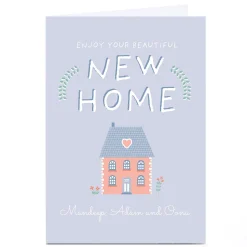 Personalised Juniper & Rose Studio New Home Card - Enjoy