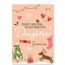 Personalised Juniper & Rose Studio Card - Daughter