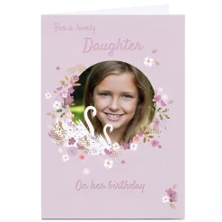 Personalised Kerry Spurling Photo Card - Lovely Daughter