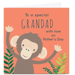 Personalised Klara Hawkins Father's Day Card - With Love