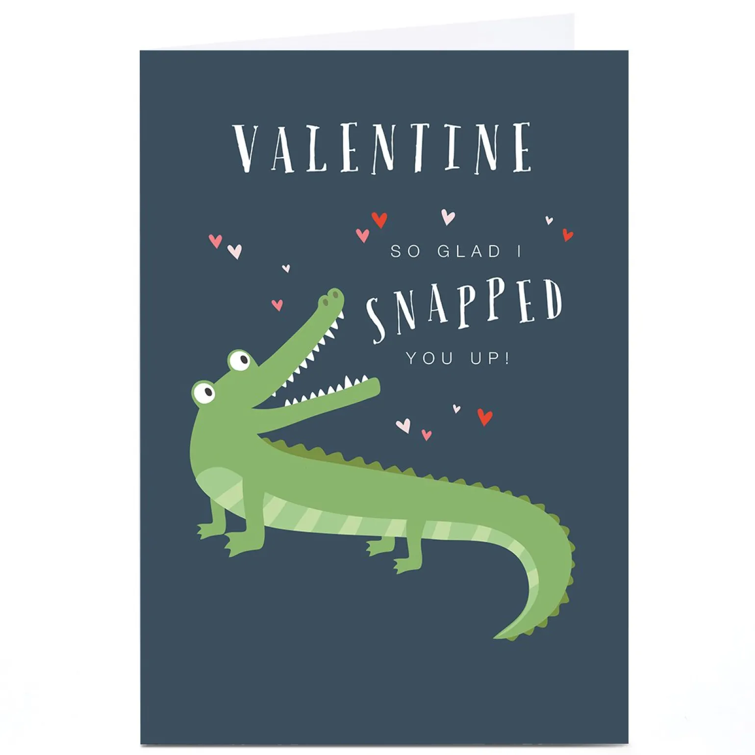 Personalised Klara Hawkins Valentine's Day Card - Snapped You Up!