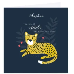 Personalised Klara Hawkins Card - Knock Spots Off