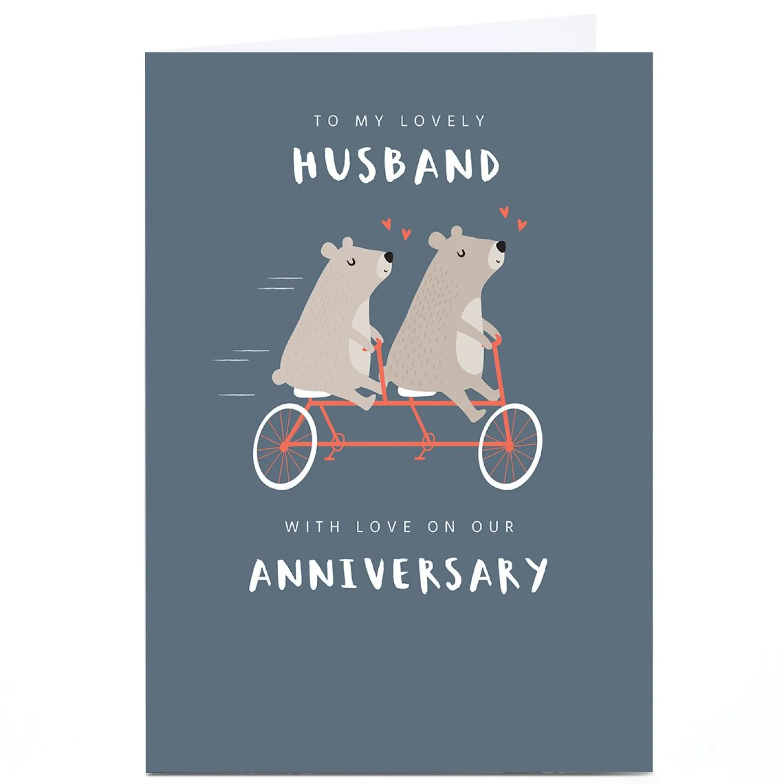 Personalised Klara Hawkins Card - Husband Bears