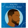 Personalised Leanne Creative Father's Day Card - Blue Side Profile