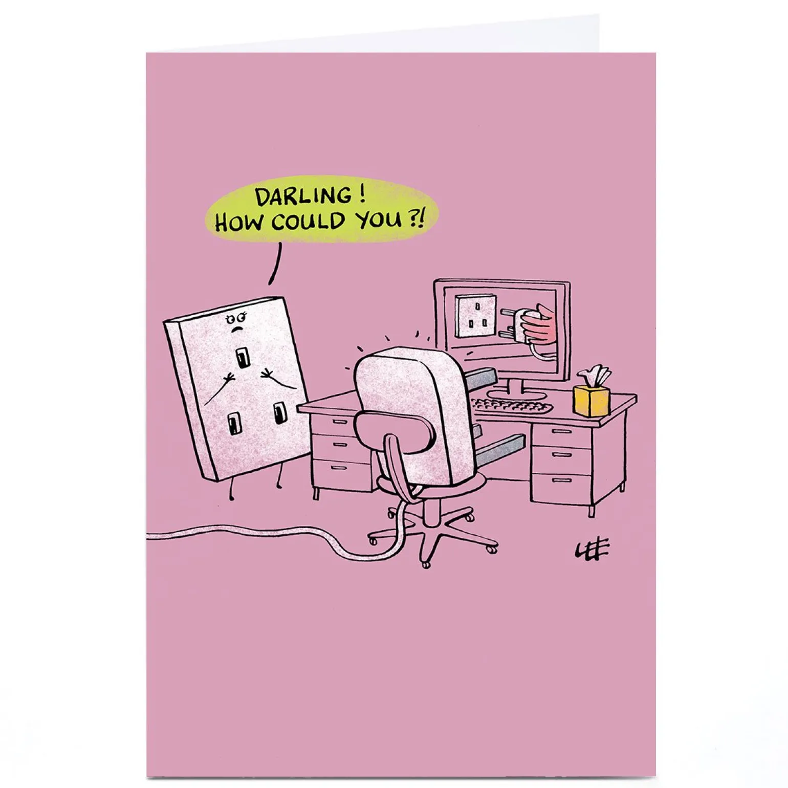 Personalised Lee Fearnley Card - How Could You?!