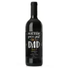 Personalised Like a Dad Shiraz Wine