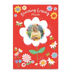 Personalised Lindsay Kirby Mother's Day Card - Blooming Lovely Mum